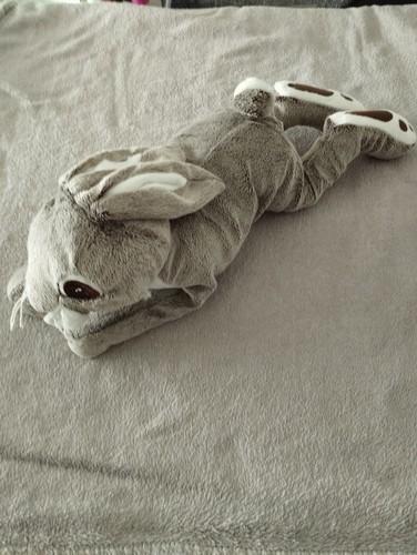 Doudou peluche lapin lièvre - lapin,