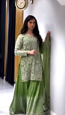 COSTUME DE MARIAGE SHARARA GHARARA PLAZZO SÉQUENCE READYMADE PUNJABI PLAZZO C...