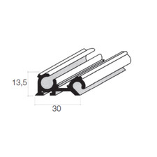 Profil de charnière pour