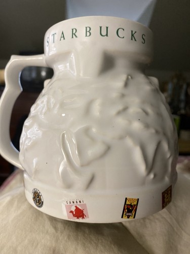 Starbucks embossed globe - starbucks,