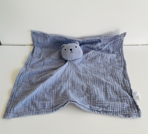 Doudou lange ours bleu
