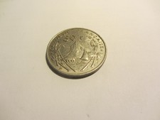 PIECE 1967 50F POLYNESIE