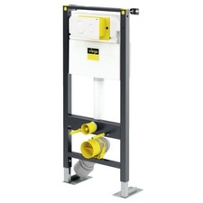 Lot Bâti-support WC autoportant et plaque de commande Vf.Style Prévista VIEGA