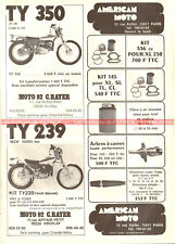 Publicité YAMAHA TY 239 ( 240 ) 350 - Kit HONDA XL 125 250 Advertising #00329