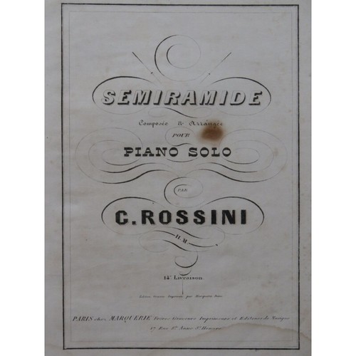 Rossini semiramide opéra - rossini,