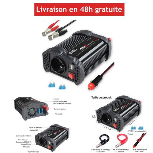 Bygd convertisseur 12v 220v - convertisseur,
