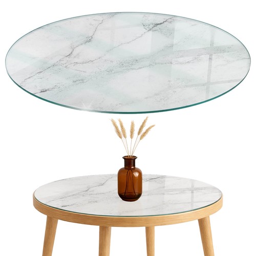 Plateau table verre avec - de,