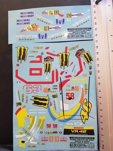 Decals ford fiesta rs wrc - decals,