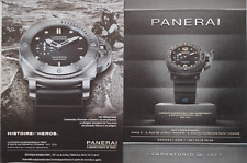 Lot de 2 PANERAI vintage Print Ad !! " LUMINOR SUBMERSIBLE "