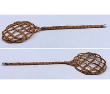 TAPETTE A TAPIS EN OSIER - ANCIEN - VINTAGE - D