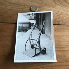 photo ancienne SNCF train N45 chariot 