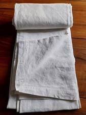 Drap ancien en lin - 303 cm x