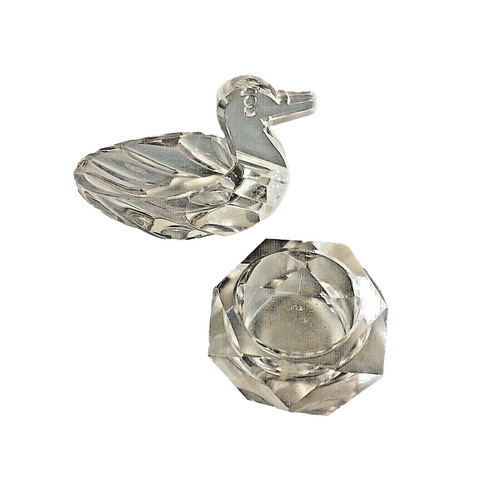 Cygne miniature pot en verre - pot,