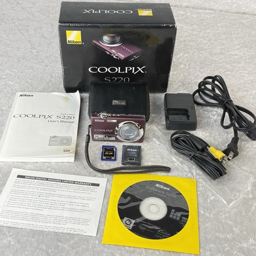 Nikon coolpix s220 10mp - coolpix,