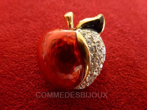 Broche vintage pomme style - vintage,