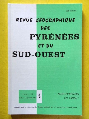 Revue géographique pyrénées - revue,