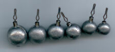 100 OF 1/2 oz lead round drop shot weights ( BALL STYLE )