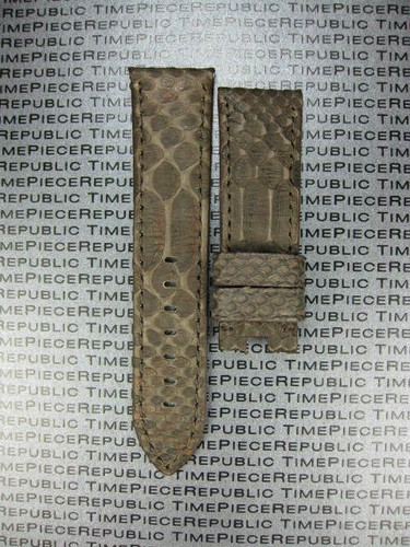 26mm python peau cuir sangle - 26mm,