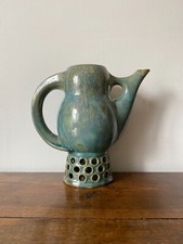 JOSEPH MOUGIN  (1876-1961) VERSEUSE GRES EMAILLE SIGNATURE MANUSCRITE H 23,5 CM