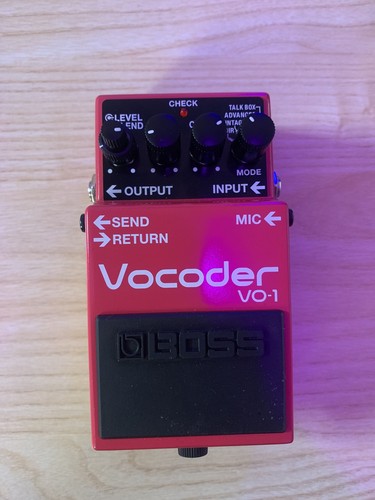 Boss vocoder pedal - vo-1,
