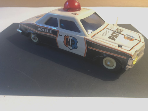 Voiture police tin toy - voiture,