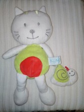 Peluche Chat D'activités Baby Nat Très Bon État