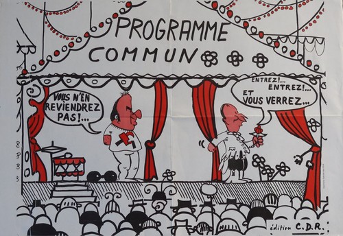 Affiche programme commun parti - programme,
