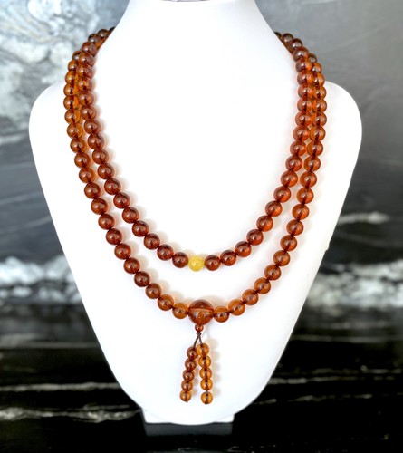 Bijou ancien ambre mala - , rond