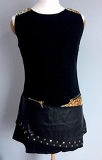 Robe moulante panneau léopard