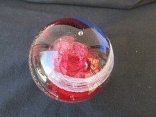 Magnifique presse-papier ou sulfure en verre