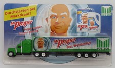 GRELL HO 1/87 CAMION TRAILER TRUCK PETERBILT 377 MR PROPRE MARKTKAUF IN BOX