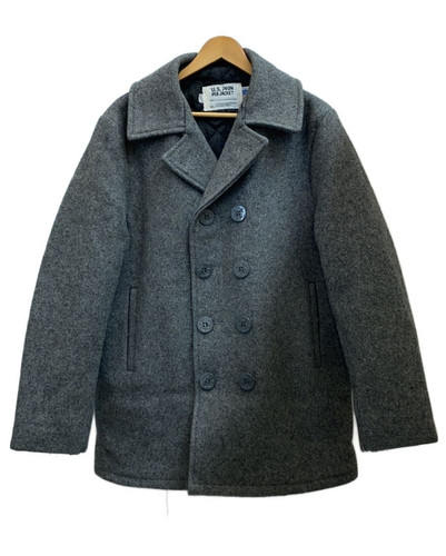 Schott 740n pea coat gray - schott,