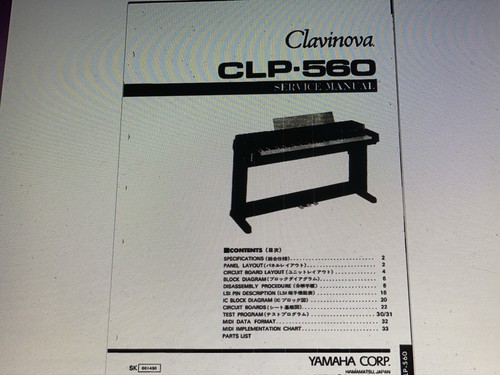 Yamaha clp 560 - yamaha, clp-560