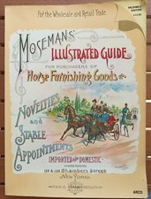 MOSEMANS'  ILLUSTRATED GUIDE HORSE FURNISHING GOODS CHEVAL ÉQUITATION MATÉRIEL