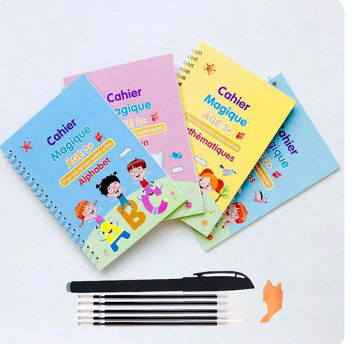 Cahier magique apprentissage - cahier,