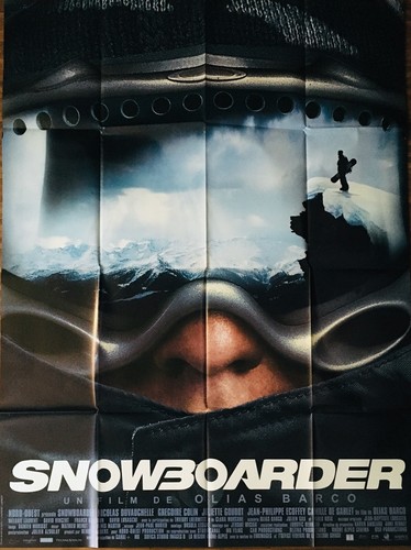 Affiche cinéma snowboarder - cinéma,