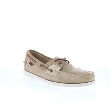 Sebago Ross Island JIB Shadow chaussures bateau pour hommes en suede gris