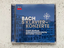 J.S BACH   5 Klavier-Konzerte   RICCARDO CHAILLY   CD