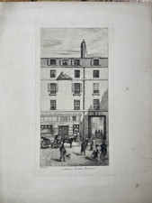 Jules Chauvet Gravure XIX ème Ancienne Comédie Française