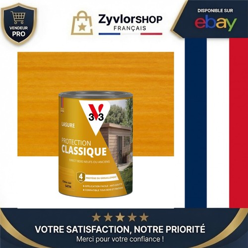 V33 lasure bois - bois, extérieur