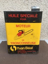 Ancien bidon d'huile / Tronçonneuse / Ivan Béal / Collection / Déco