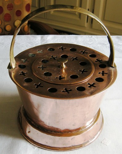 Belle chaufferette cuivre - en,