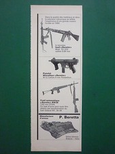 70'S PUB BERETTA BRESCIA FUSIL PISTOLET MITRAILLEUR GUN ORIGINAL FRENCH AD