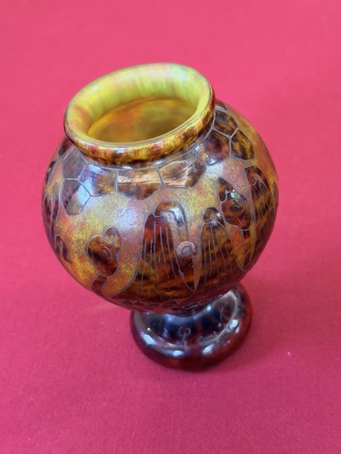Vase verre français art - vase,