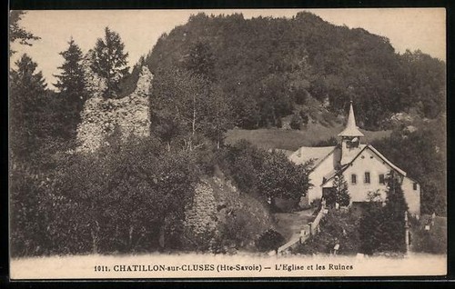 Cpa chatillon sur cluses - cpa, chatillon-sur-cluses