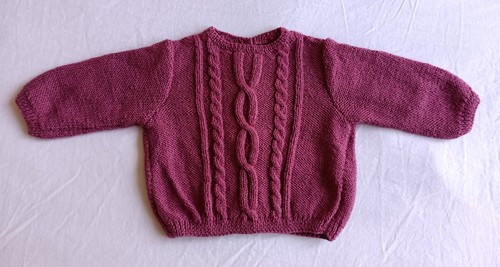 Pull prune violet torsades - prune,