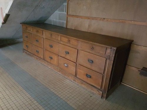 Ancien meuble métier - meuble,