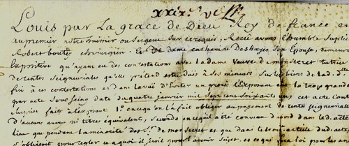 1770 louis lettres - 1770, xv