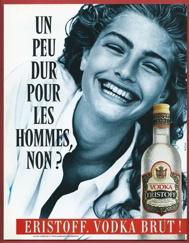 Publicité papier vodka - publicité,
