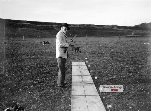 Stand ball trap - stand, fusil